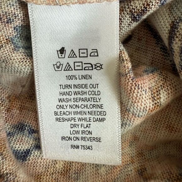 Rachel Zoe Bohemian Sleeveless Dress in Cream and Pink Size Medium - Picture 7 of 7